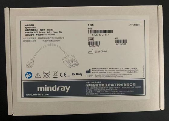 Sensor reutilizável Mindray Spo2 para Aldult Finger Tip 512E-30-21373