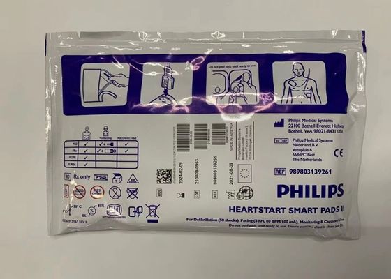 989803139261 Partes de Máquinas Defibrilhadoras, Pads para Defibrilhadores Heartstart para FR3 FRX FR2