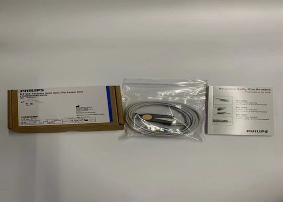 Philip M1196A Sensor adulto Spo2 Reutilizável 3m D Cabeça 8 pinos Cor Branca