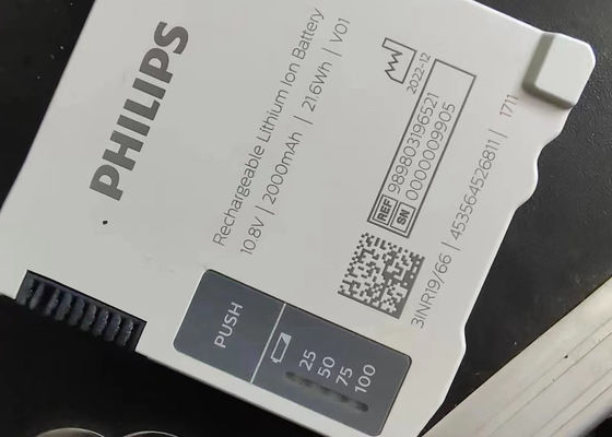 989803196521 Bateria de íons de lítio recarregável para monitor de paciente Philip IntelliVue