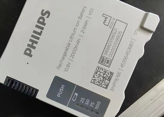 989803196521 Bateria de íons de lítio recarregável para monitor de paciente Philip IntelliVue
