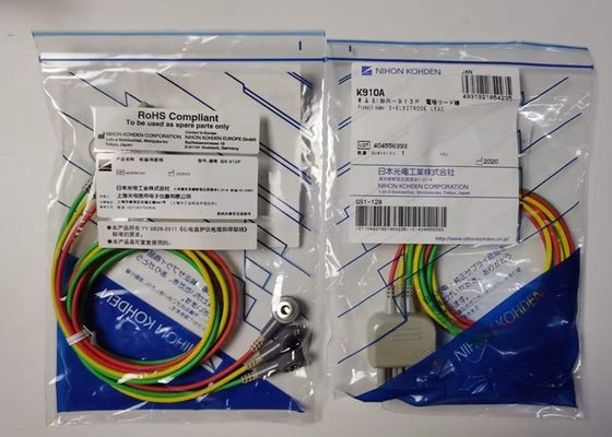 NIHON KOHDEN Equipamento Médico Peças sobressalentes cabo BR-913P Snap On Tipo K910A