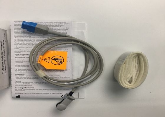 GE Ohmeda Oximetry Spo2 Sensor de Ouvido TS-E-D 9 pinos Reutilizável Não invasivo