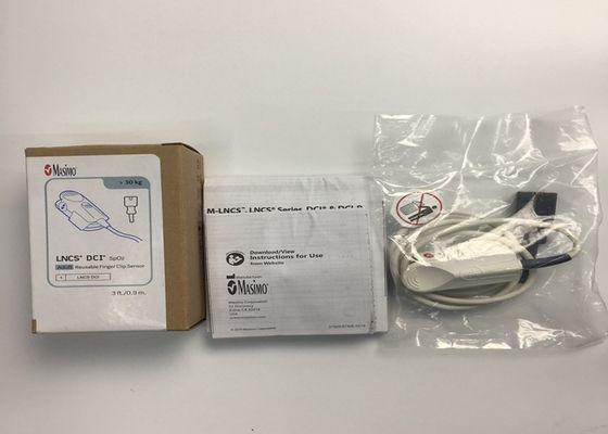 LNCS DCI SpO2 Masimo Sensor Reutilizável de Grampos de Dedo 9 Pins Ref 1863 Para Adultos