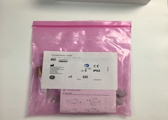 GE Proba de temperatura reutilizável ASSY Care DUAL Temp 0.5M REF 2016008-001