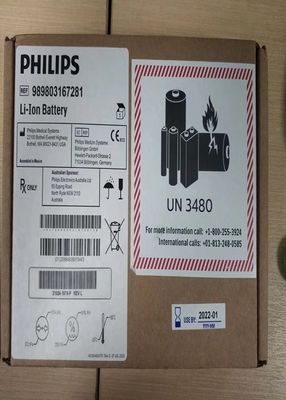 Bateria de íon de lítio recarregável 14.4V 6.75Ah 97Wh do desfibrilador XL+861290 PHLIP