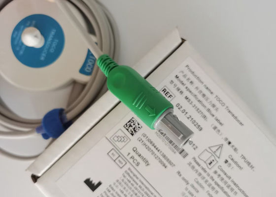 MS3-31527 Toco Transducer Probe 6 Agulha Single Slot Blue Ribbon Velcro 2,5m comprimento
