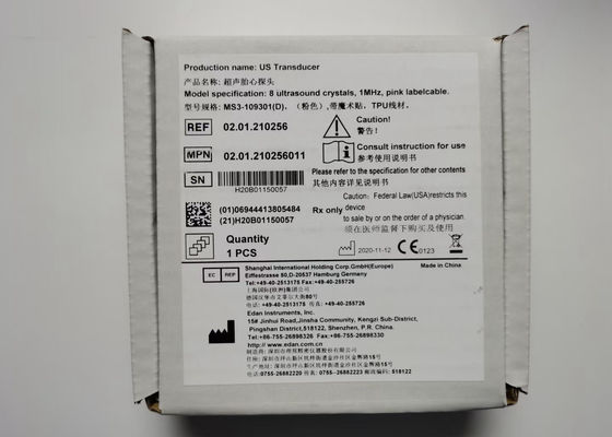 EDAN F6 Transdutor de monitoramento fetal MS3-109301 Dobremente 4 pines à prova d' água IPX8