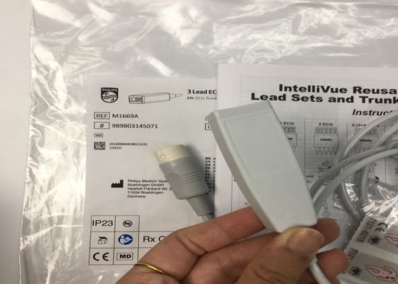 M1669A Cable de ECG aAMI/IEC de chumbo de 3 litros reutilizável