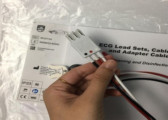 AMMI ICU ECG Lead Set Cabos M1671A Material TPU Para Monitorização de ECG