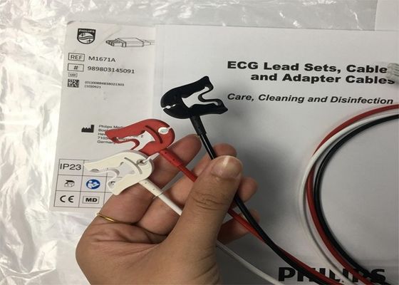 AMMI ICU ECG Lead Set Cabos M1671A Material TPU Para Monitorização de ECG
