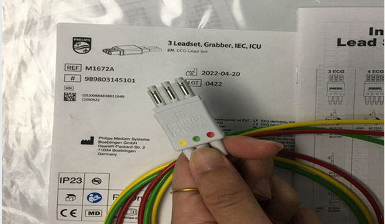 TPU ECG Peças de substituição Cabos, ECG Lead Set 989803145101