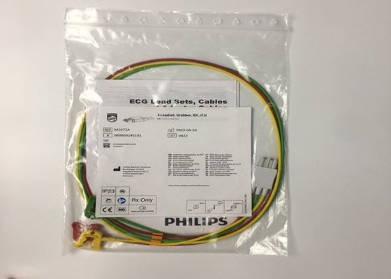 TPU ECG Peças de substituição Cabos, ECG Lead Set 989803145101