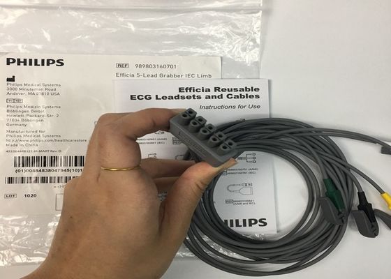 PHLIP Efficia Reutilizável 5 Cable de Chumbo ECG IEC Limb For Adults