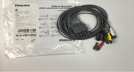 PHLIP Efficia Reutilizável 5 Cable de Chumbo ECG IEC Limb For Adults