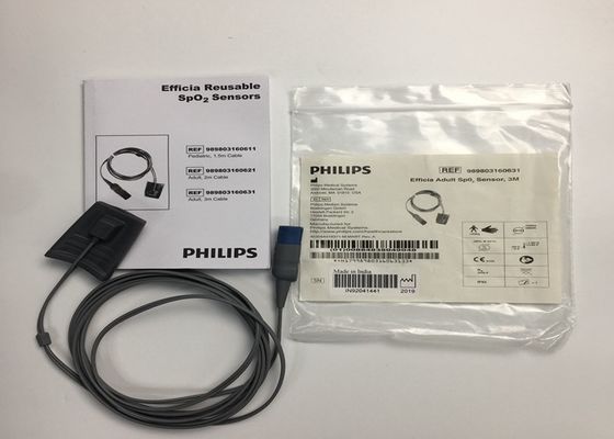 Phlip Efficia Sensor de SpO2 reutilizável D cabeça 8 pinos 3M 989803160631