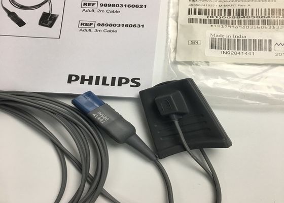 Phlip Efficia Sensor de SpO2 reutilizável D cabeça 8 pinos 3M 989803160631