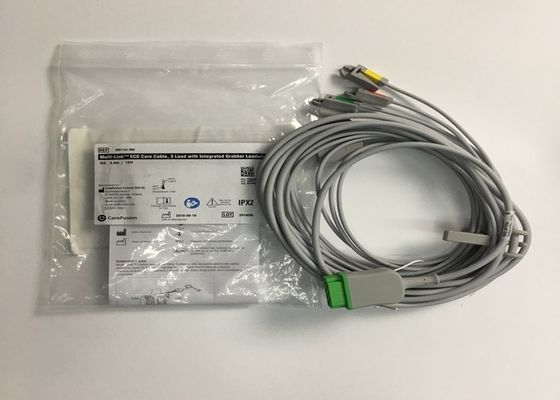 Múlti-link ECG peças de substituição cabo 3 Lead com integrado Grabber Lead Wire 3.6M