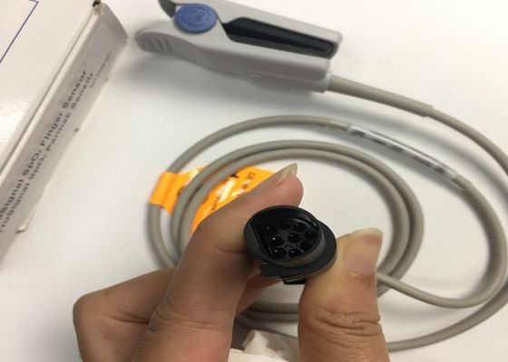 Peças sobressalentes de equipamento médico reutilizáveis, Trusignal Spo2 Finger Sensor Round Shape 1M