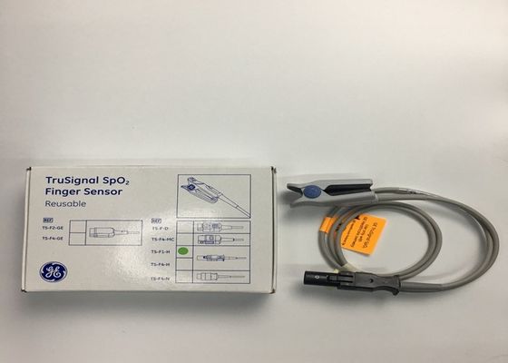 Peças sobressalentes de equipamento médico reutilizáveis, Trusignal Spo2 Finger Sensor Round Shape 1M