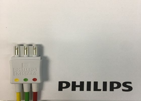M1674A ECG Lead Set Cable 3 Lead IEC ICU 1M para equipamento médico