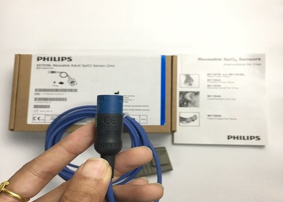 Phlip M1191BL Equipamento Médico Peças sobressalentes, Sensor SpO2 para Adultos 3M D Forma 8 pinos