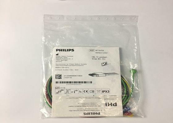 M1645A IntelliVue Equipamento Médico Peças sobressalentes Cabos 5 Leadset