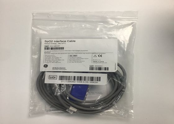 Interface SpO2 Equipamento médico Peças sobressalentes Cabo 3M 10ft 2021406-001