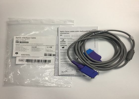 Interface SpO2 Equipamento médico Peças sobressalentes Cabo 3M 10ft 2021406-001