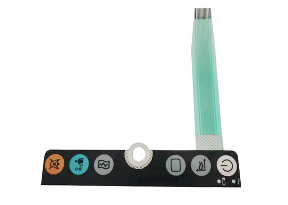 Acessórios de monitores de pacientes de plástico Peças de teclado filme para Philip SureSigns VM6
