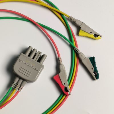 Consumíveis duráveis para dispositivos médicos NIHON KOHDEN Eletrodo Chumbo (3) K911 BR-903P