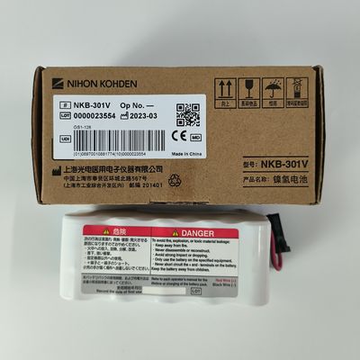 NIHON KOHDEN Bateria NKB-301V Voltagem nominal 12V 2800mAh Ni-MH