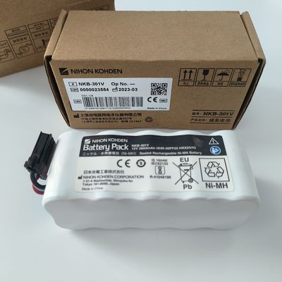 NIHON KOHDEN Bateria NKB-301V Voltagem nominal 12V 2800mAh Ni-MH