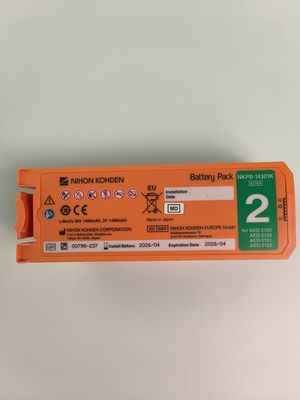 Desfibrilador Nihon Kohden AED Bateria Alid Não recarregável NKPB-14301K X216A