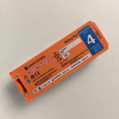 Nihon Kohden AED Desfibrilador Bateria Laranja AED-2100aed-2150aed-215aed-2152 Nkpb-28271k X217A