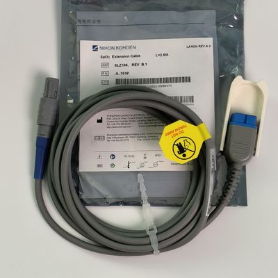 NIHON KOHDEN Monitor do doente SpO2 cabo de extensão REF SLZ106 PN JL701P