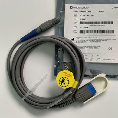NIHON KOHDEN Monitor do doente SpO2 cabo de extensão REF SLZ106 PN JL701P