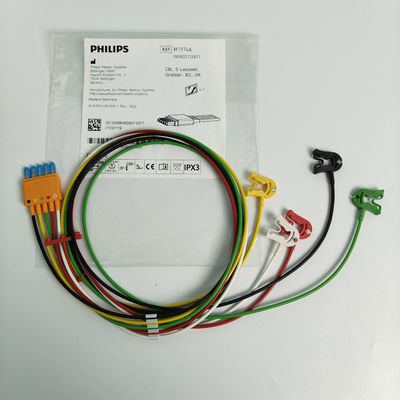 989803125871 Dispositivos médicos Consumíveis PHILIP Monitor do doente CBL original 5 Leadset Grabber IEC OR REF M1974A