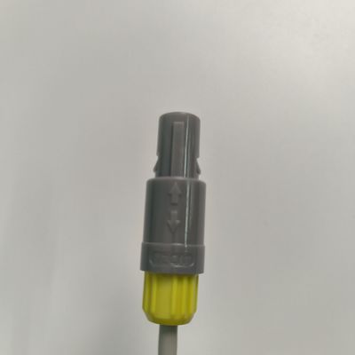 Ensaios de oxigénio integrados com 5 agulhas e conector de limão amarelo