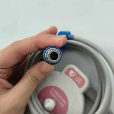 Supervisão de pneus US Transducer para F2/F3/F6 Frequência cardíaca fetal US Probe Dual Slot 4 Pin MS3-109301 (D)