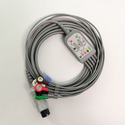 REF EC05DAS061 Monitores de cordão cardíaco integrado 5 Tipo de fivela resistente à desfibrilação por chumbo