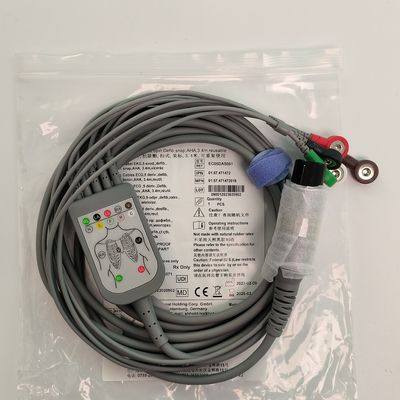 REF EC05DAS061 Monitores de cordão cardíaco integrado 5 Tipo de fivela resistente à desfibrilação por chumbo