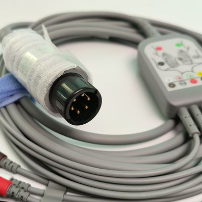 REF EC05DAS061 Monitores de cordão cardíaco integrado 5 Tipo de fivela resistente à desfibrilação por chumbo