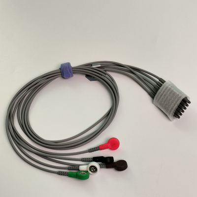 IT20 ECG Telemetria Fios de Chumbo Cinco Chumbo American Standard Buckle Style REF EL05DASY1