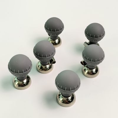 6 peças / 1 caixa de bola de sucção cinza de diâmetro 27 mm abertura 4,0 mm REF ECG-FQX41