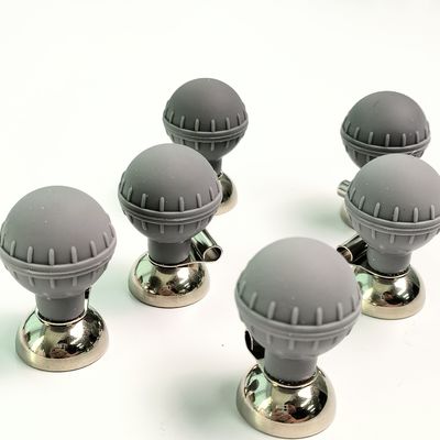 6 peças / 1 caixa de bola de sucção cinza de diâmetro 27 mm abertura 4,0 mm REF ECG-FQX41