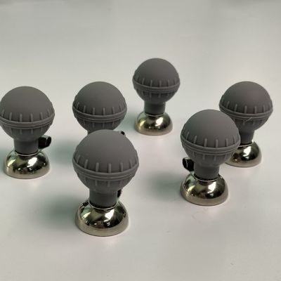 6 peças / 1 caixa de bola de sucção cinza de diâmetro 27 mm abertura 4,0 mm REF ECG-FQX41