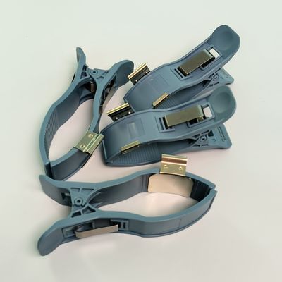 Clip de membros Uma caixa/4 azul Dois elétrodos de braço Dois elétrodos de pé Ápertura de 4,0 mm REF ECG-FJX42