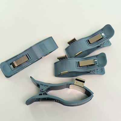 Clip de membros Uma caixa/4 azul Dois elétrodos de braço Dois elétrodos de pé Ápertura de 4,0 mm REF ECG-FJX42