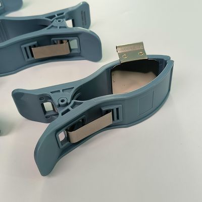Clip de membros Uma caixa/4 azul Dois elétrodos de braço Dois elétrodos de pé Ápertura de 4,0 mm REF ECG-FJX42